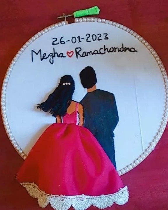 Weeding Embroidery Hoop